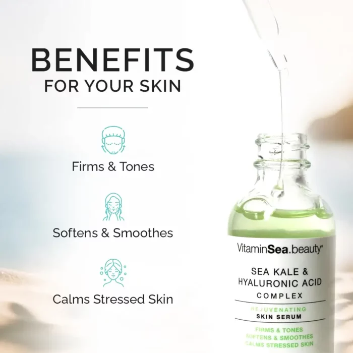 Sea Kale and Hyaluronic Acid Complex Rejuvenating Skin Serum Benefits