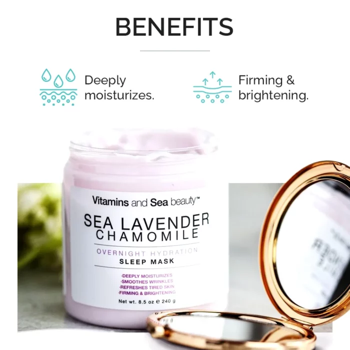 Sea Lavender and Chamomile Overnight Hydrating Face Mask Benefits
