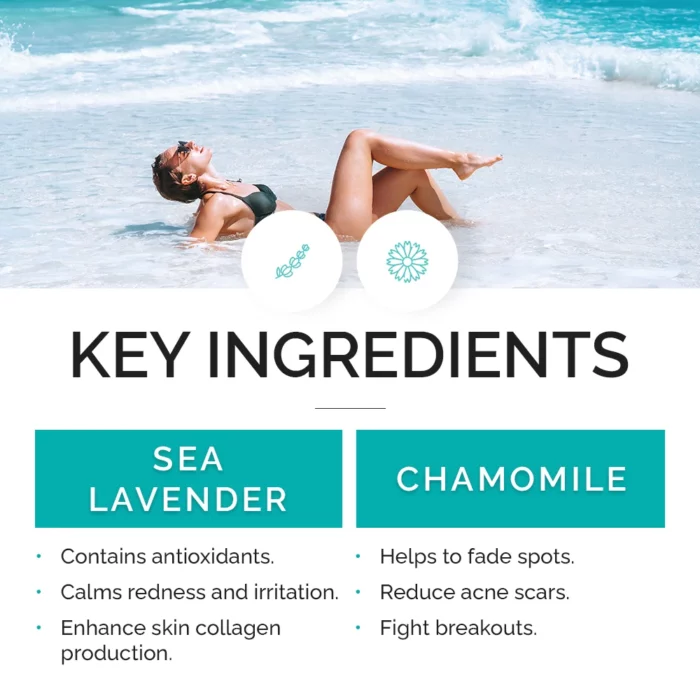 Sea Lavender and Chamomile Overnight Hydrating Face Mask Key Ingredients
