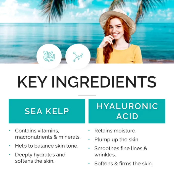 Sea Kelp and Hyaluronic Acid Bouncy Sleep Mask Key Ingredients