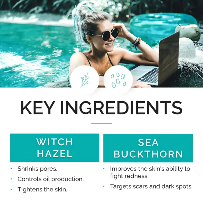 Sea Buckthorn and Hazel Face Toner Key Ingredients