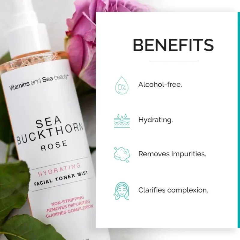Sea Buckthorn and Rose Facial Toner Mist Benefits