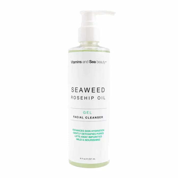 Seaweed and Rosehip Oil Gel Facial Cleanser