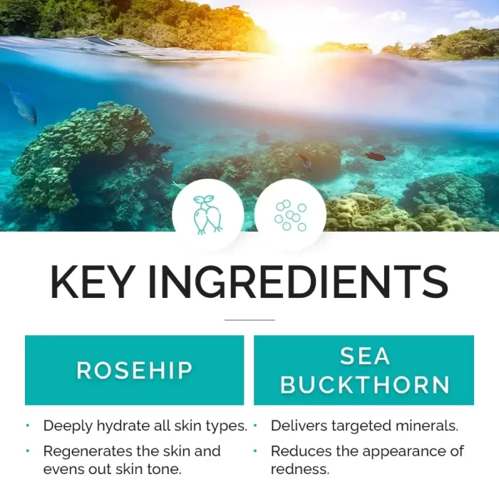 Rosehip Sea Buckthorn Moisturizing Facial Oil Key Ingredients